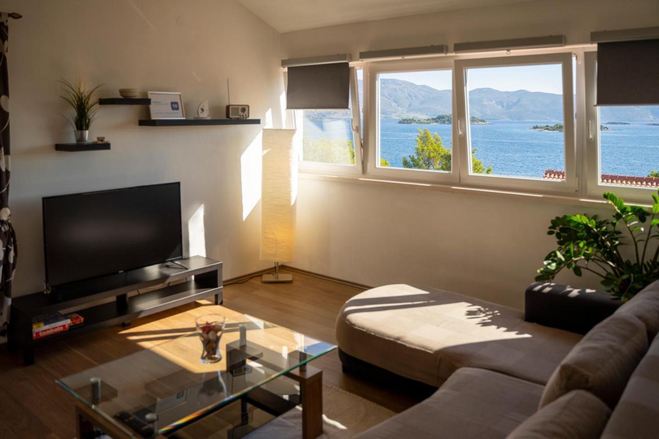 House Fidulic - Penthouse The View Apartment Lumbarda Bagian luar foto